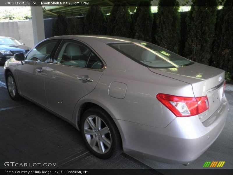 Moon Shell Mica / Light Gray 2008 Lexus ES 350