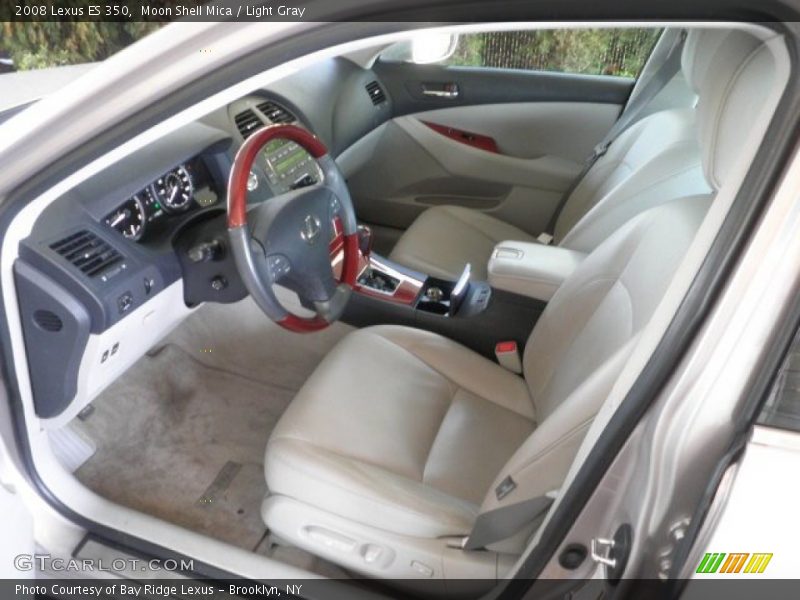 Moon Shell Mica / Light Gray 2008 Lexus ES 350