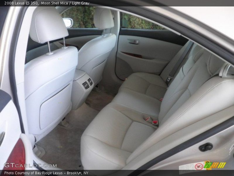 Moon Shell Mica / Light Gray 2008 Lexus ES 350