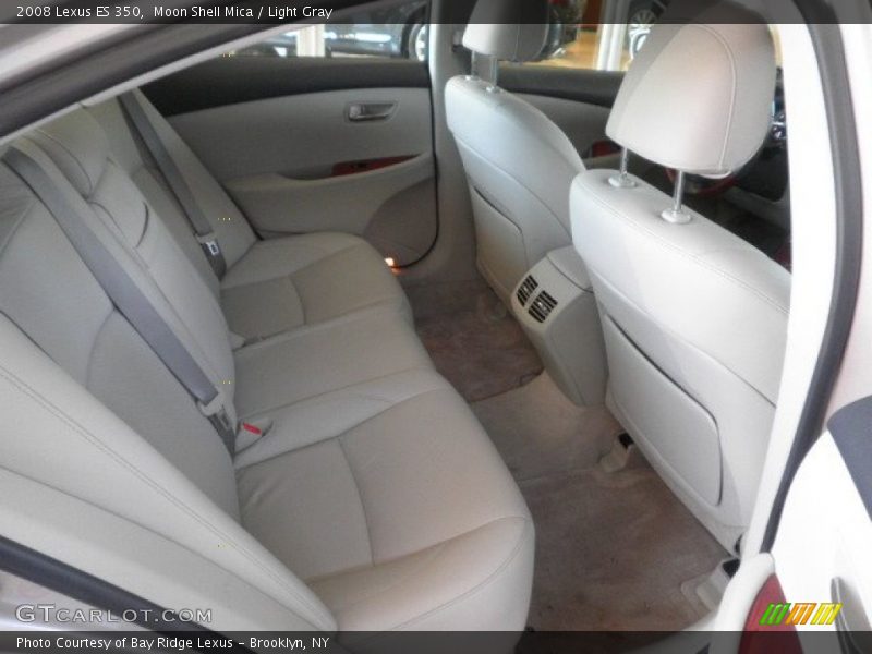 Moon Shell Mica / Light Gray 2008 Lexus ES 350