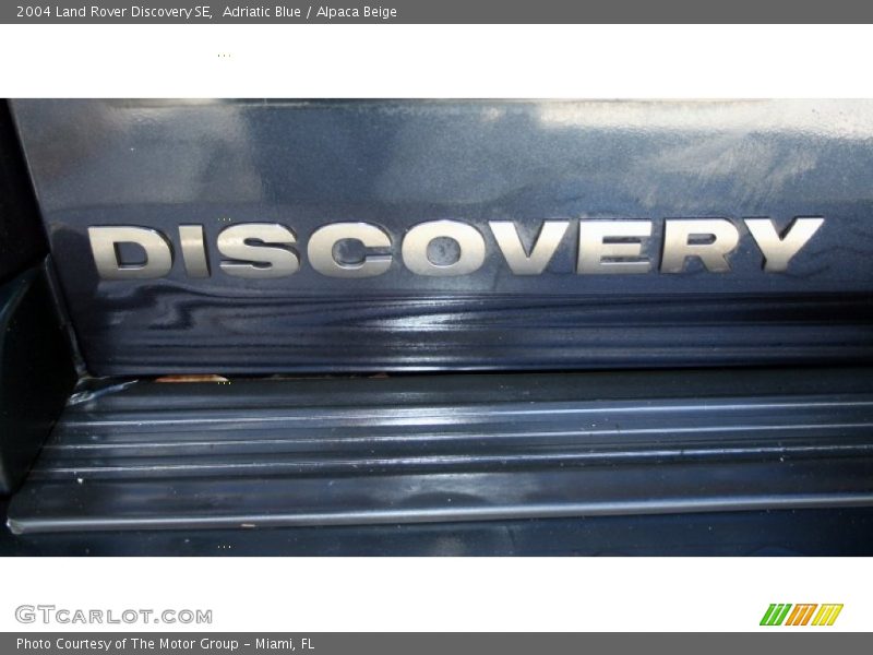 Adriatic Blue / Alpaca Beige 2004 Land Rover Discovery SE