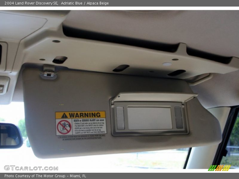 Adriatic Blue / Alpaca Beige 2004 Land Rover Discovery SE