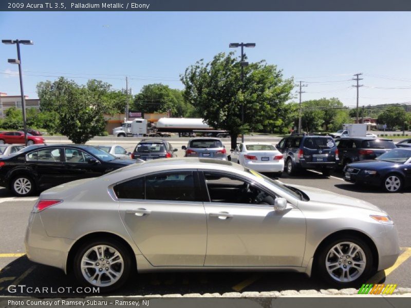 Palladium Metallic / Ebony 2009 Acura TL 3.5