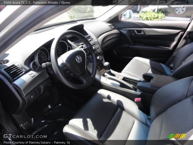 Palladium Metallic / Ebony 2009 Acura TL 3.5