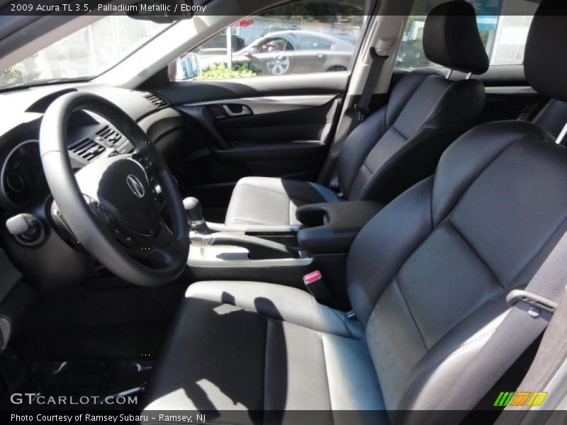 Palladium Metallic / Ebony 2009 Acura TL 3.5