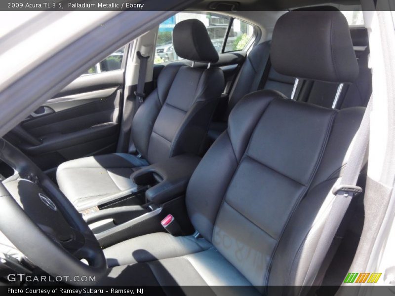 Palladium Metallic / Ebony 2009 Acura TL 3.5