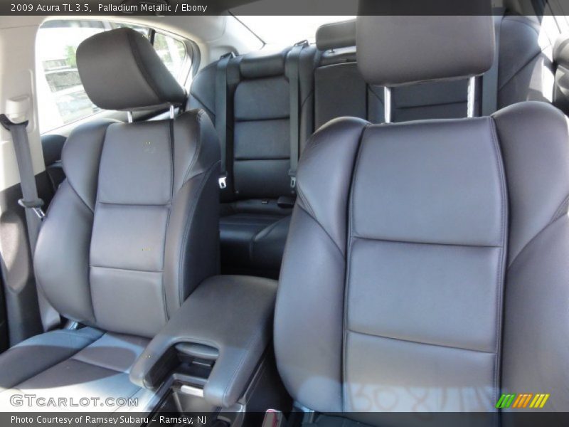 Palladium Metallic / Ebony 2009 Acura TL 3.5