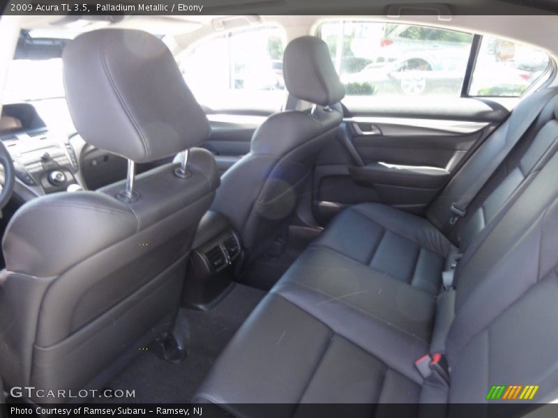 Palladium Metallic / Ebony 2009 Acura TL 3.5