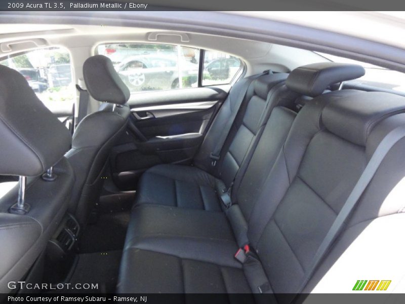 Palladium Metallic / Ebony 2009 Acura TL 3.5