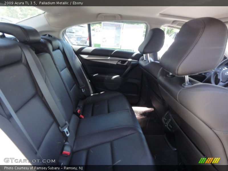 Palladium Metallic / Ebony 2009 Acura TL 3.5