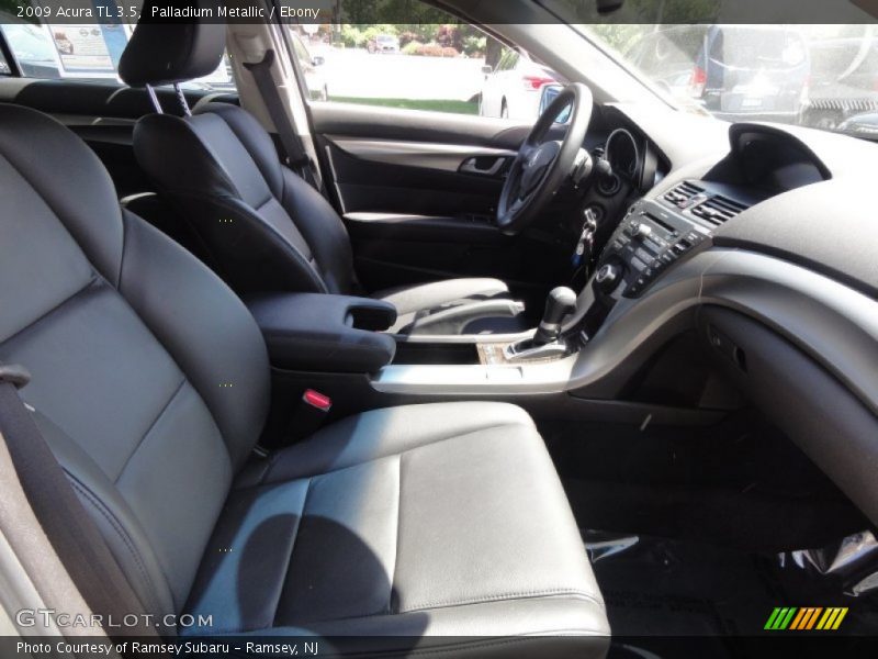 Palladium Metallic / Ebony 2009 Acura TL 3.5