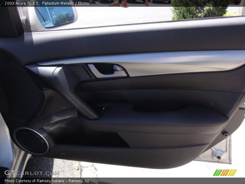 Palladium Metallic / Ebony 2009 Acura TL 3.5