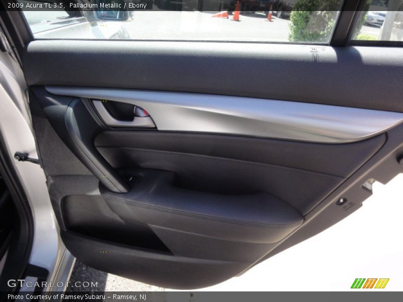 Palladium Metallic / Ebony 2009 Acura TL 3.5