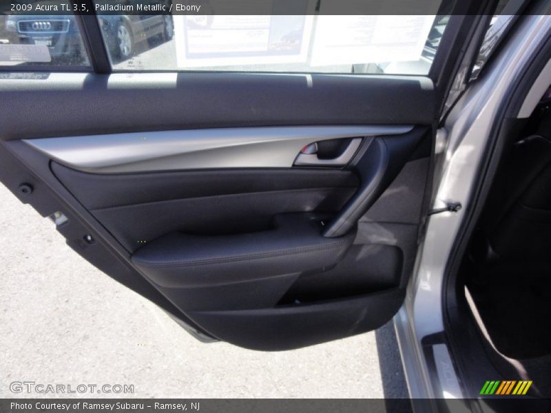 Palladium Metallic / Ebony 2009 Acura TL 3.5