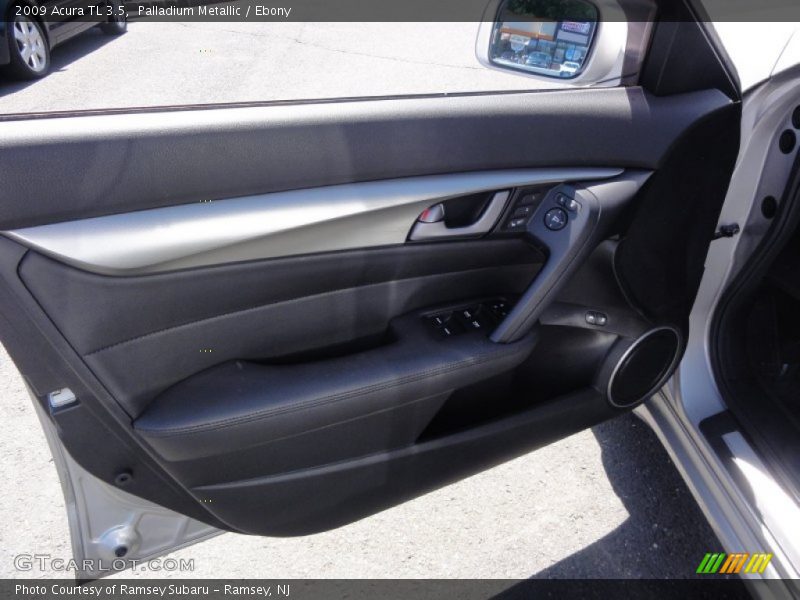 Palladium Metallic / Ebony 2009 Acura TL 3.5
