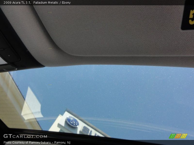 Palladium Metallic / Ebony 2009 Acura TL 3.5