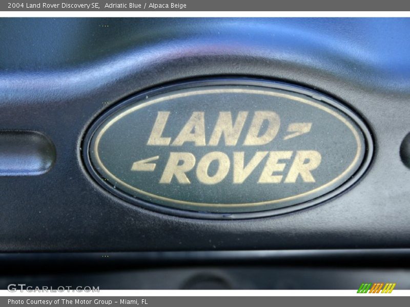 Adriatic Blue / Alpaca Beige 2004 Land Rover Discovery SE