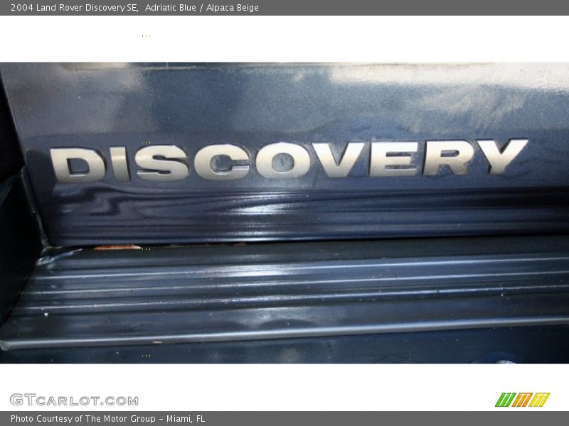 Adriatic Blue / Alpaca Beige 2004 Land Rover Discovery SE