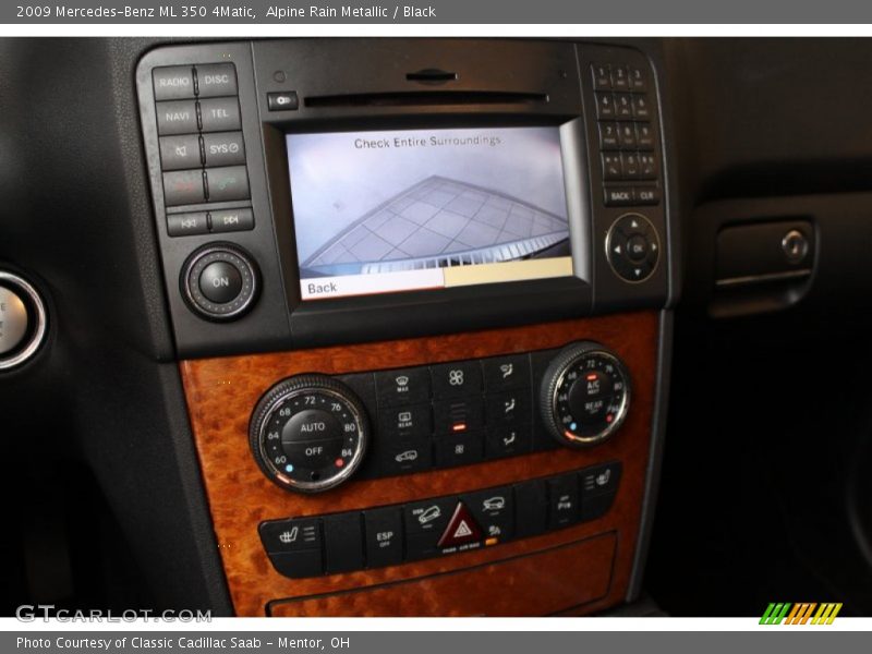 Alpine Rain Metallic / Black 2009 Mercedes-Benz ML 350 4Matic