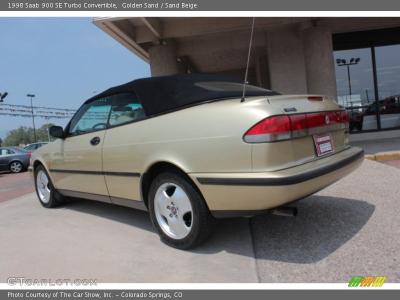 Golden Sand / Sand Beige 1998 Saab 900 SE Turbo Convertible