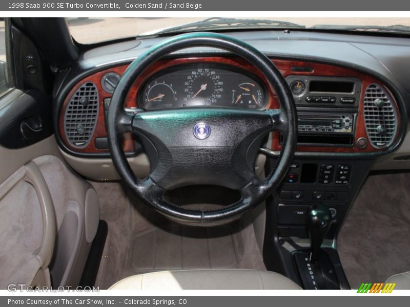 Golden Sand / Sand Beige 1998 Saab 900 SE Turbo Convertible