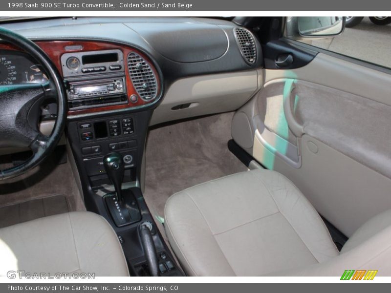 Golden Sand / Sand Beige 1998 Saab 900 SE Turbo Convertible