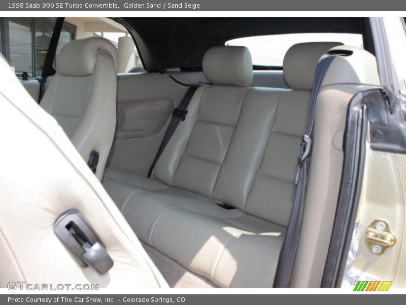 Golden Sand / Sand Beige 1998 Saab 900 SE Turbo Convertible