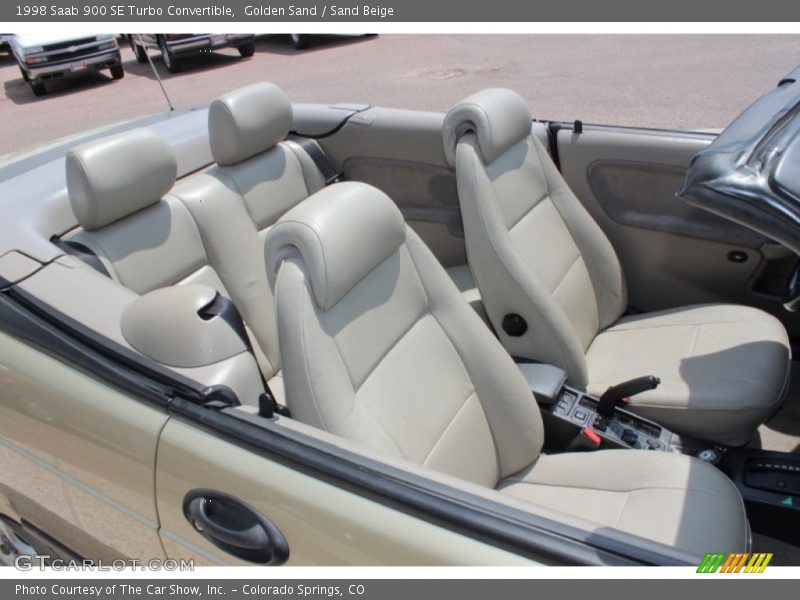 Golden Sand / Sand Beige 1998 Saab 900 SE Turbo Convertible