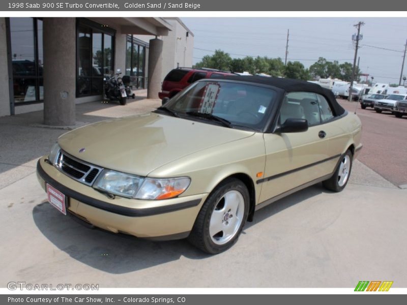 Golden Sand / Sand Beige 1998 Saab 900 SE Turbo Convertible