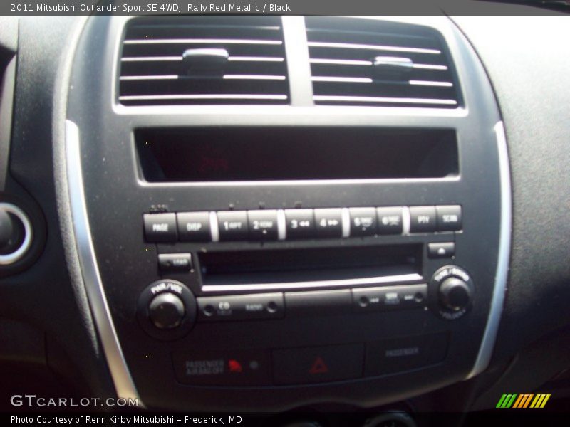 Rally Red Metallic / Black 2011 Mitsubishi Outlander Sport SE 4WD