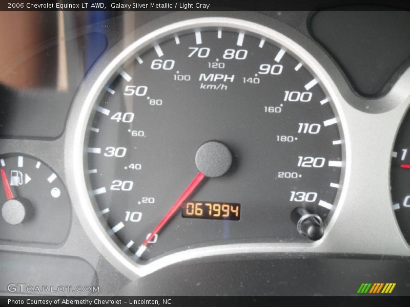 Galaxy Silver Metallic / Light Gray 2006 Chevrolet Equinox LT AWD