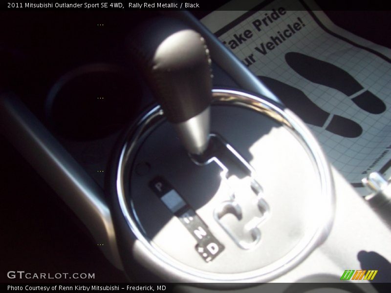 Rally Red Metallic / Black 2011 Mitsubishi Outlander Sport SE 4WD