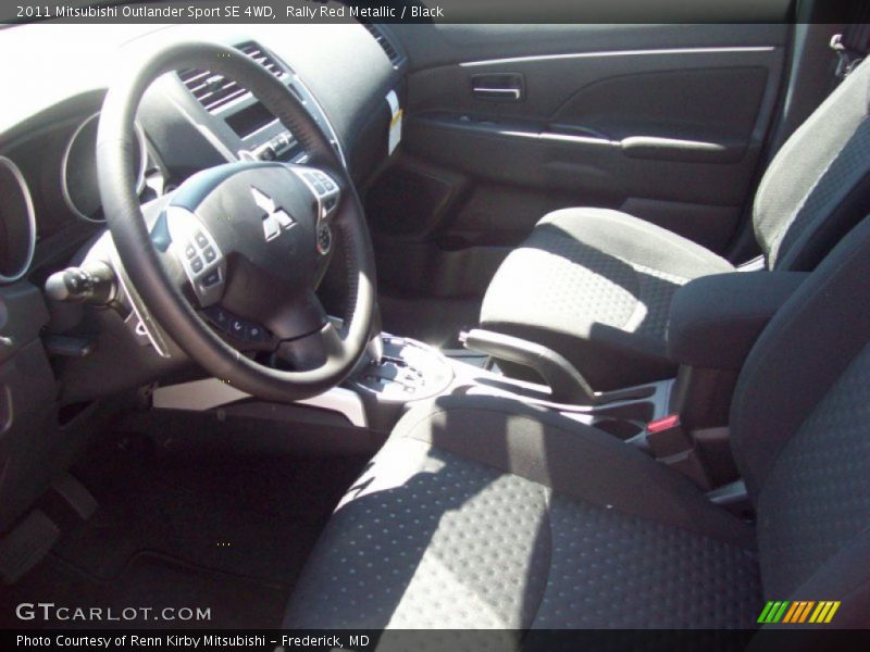 Rally Red Metallic / Black 2011 Mitsubishi Outlander Sport SE 4WD