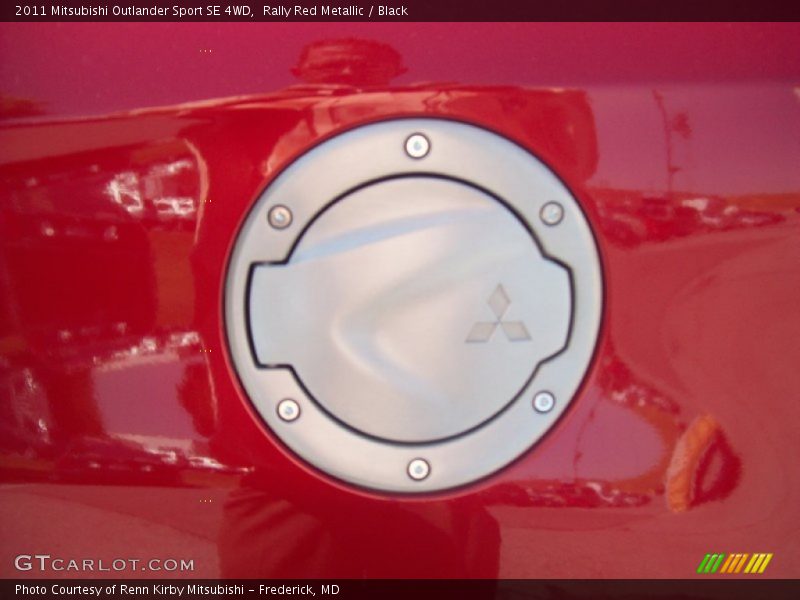 Rally Red Metallic / Black 2011 Mitsubishi Outlander Sport SE 4WD