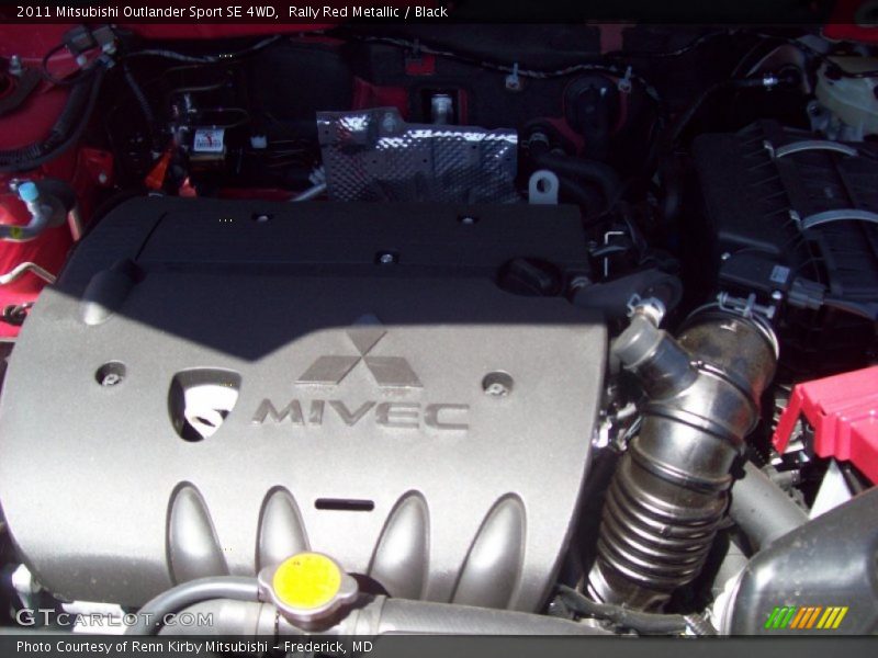 Rally Red Metallic / Black 2011 Mitsubishi Outlander Sport SE 4WD