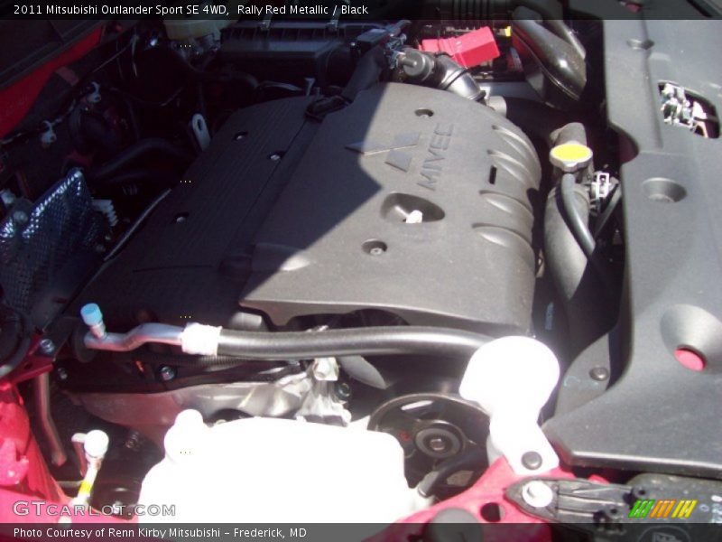Rally Red Metallic / Black 2011 Mitsubishi Outlander Sport SE 4WD