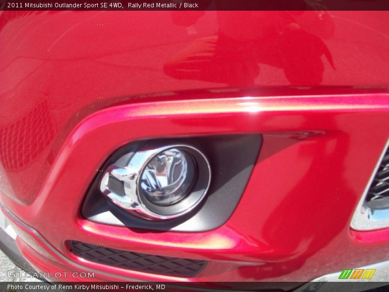 Rally Red Metallic / Black 2011 Mitsubishi Outlander Sport SE 4WD