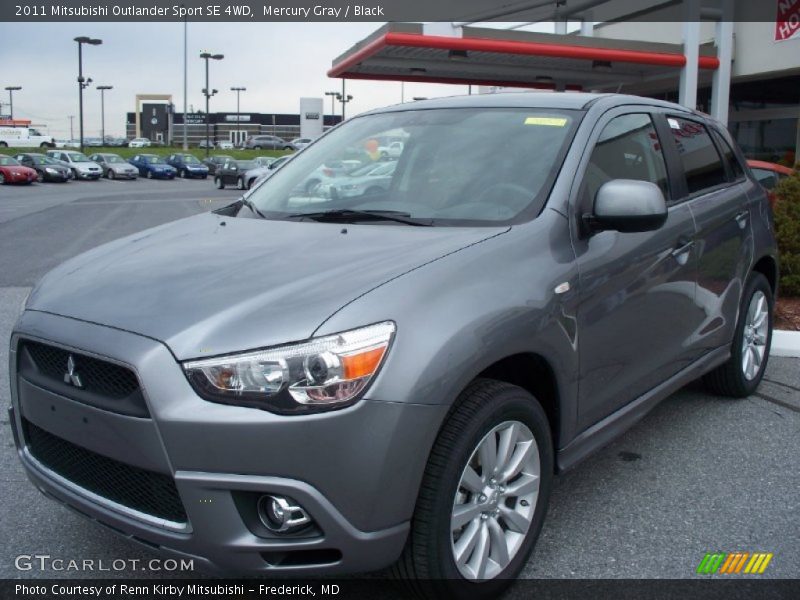 Mercury Gray / Black 2011 Mitsubishi Outlander Sport SE 4WD
