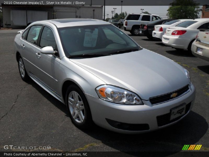 Silver Ice Metallic / Ebony 2010 Chevrolet Impala LT