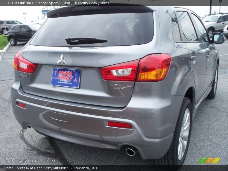 Mercury Gray / Black 2011 Mitsubishi Outlander Sport SE 4WD
