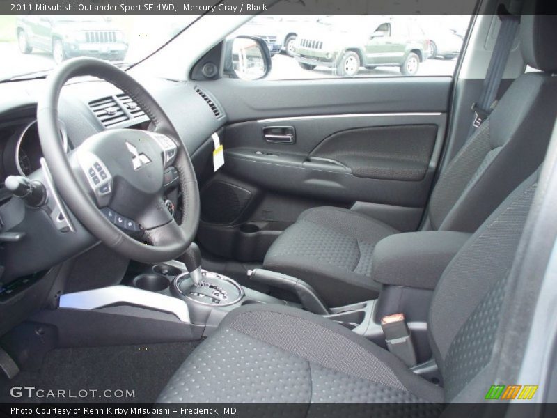  2011 Outlander Sport SE 4WD Black Interior