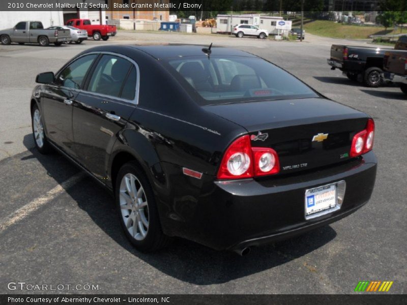 Black Granite Metallic / Ebony 2010 Chevrolet Malibu LTZ Sedan