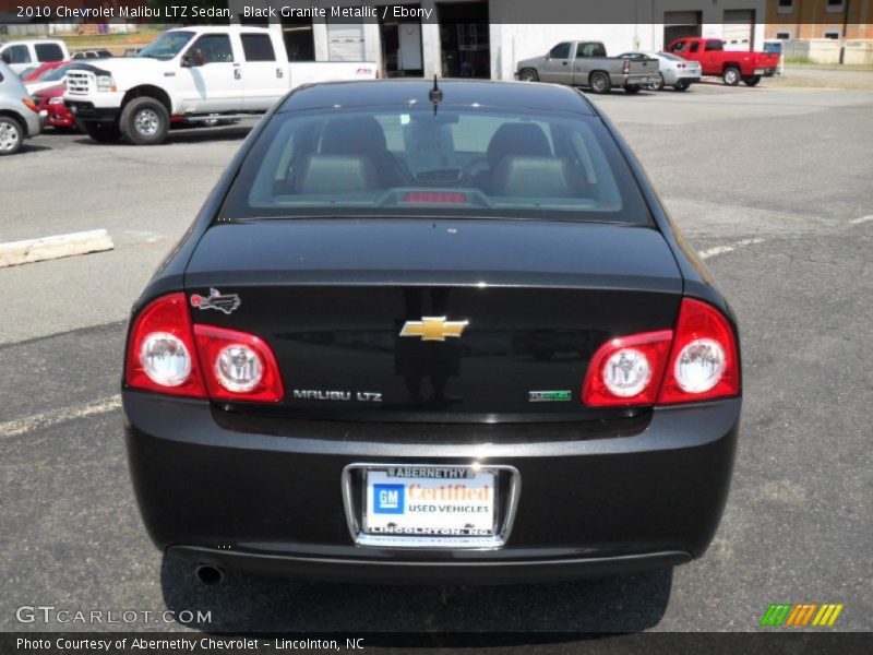 Black Granite Metallic / Ebony 2010 Chevrolet Malibu LTZ Sedan