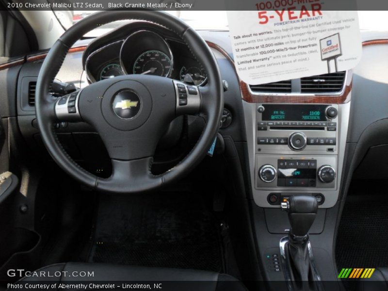 Black Granite Metallic / Ebony 2010 Chevrolet Malibu LTZ Sedan