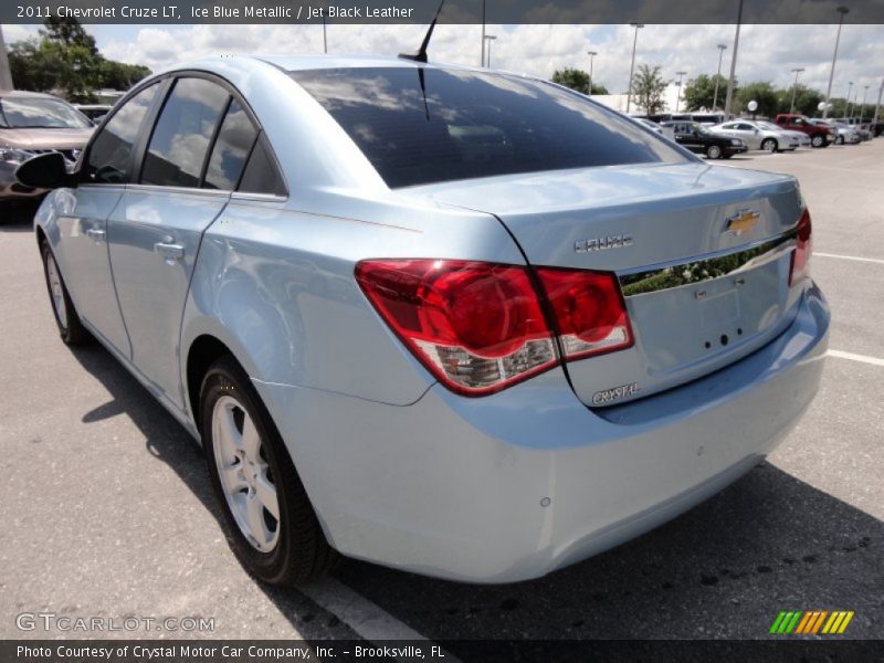 Ice Blue Metallic / Jet Black Leather 2011 Chevrolet Cruze LT