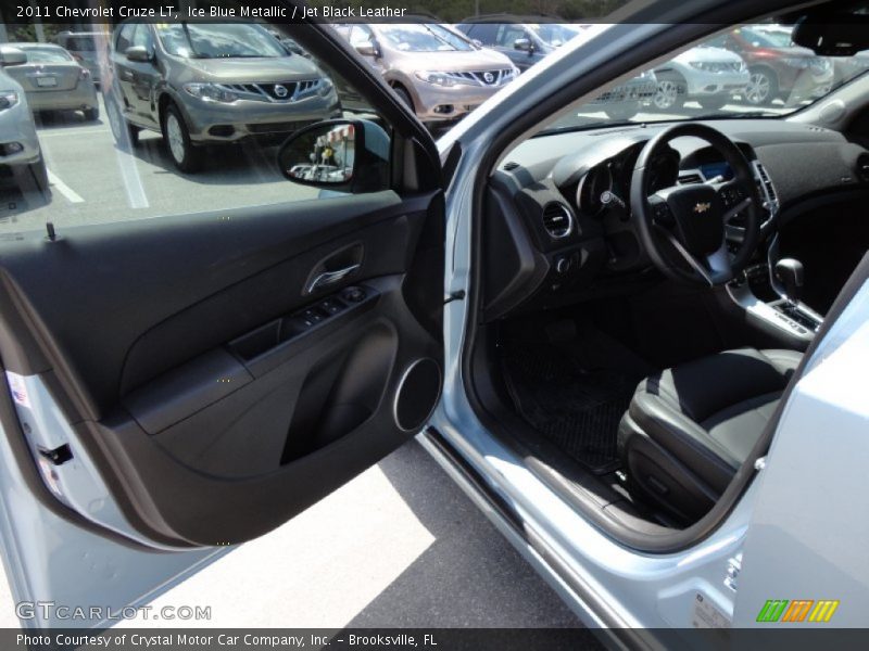 Ice Blue Metallic / Jet Black Leather 2011 Chevrolet Cruze LT