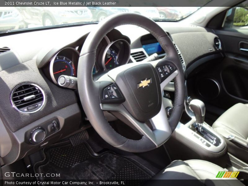 Ice Blue Metallic / Jet Black Leather 2011 Chevrolet Cruze LT