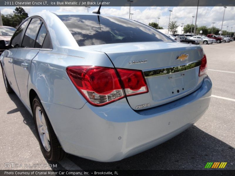 Ice Blue Metallic / Jet Black Leather 2011 Chevrolet Cruze LT