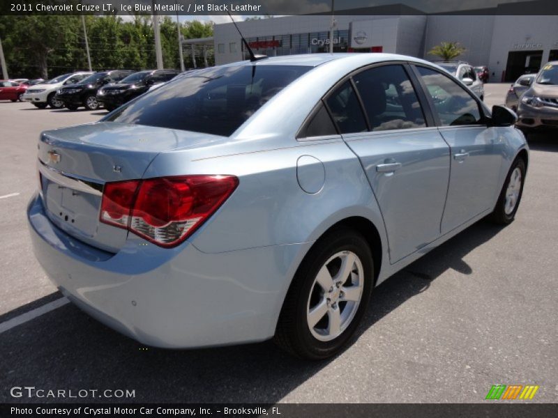 Ice Blue Metallic / Jet Black Leather 2011 Chevrolet Cruze LT