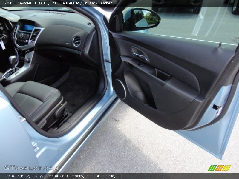 Ice Blue Metallic / Jet Black Leather 2011 Chevrolet Cruze LT